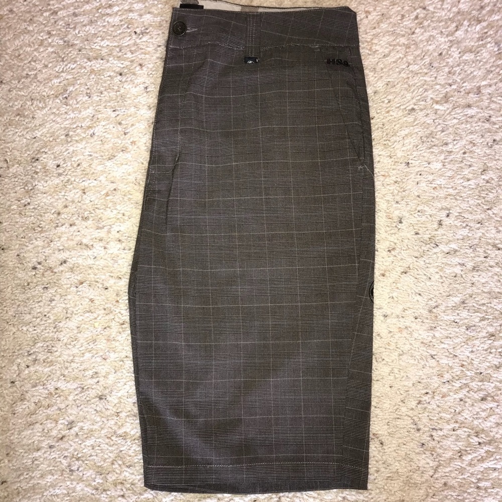 HSS plaid shorts size 34